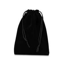 Velour Bag Black 3X4
